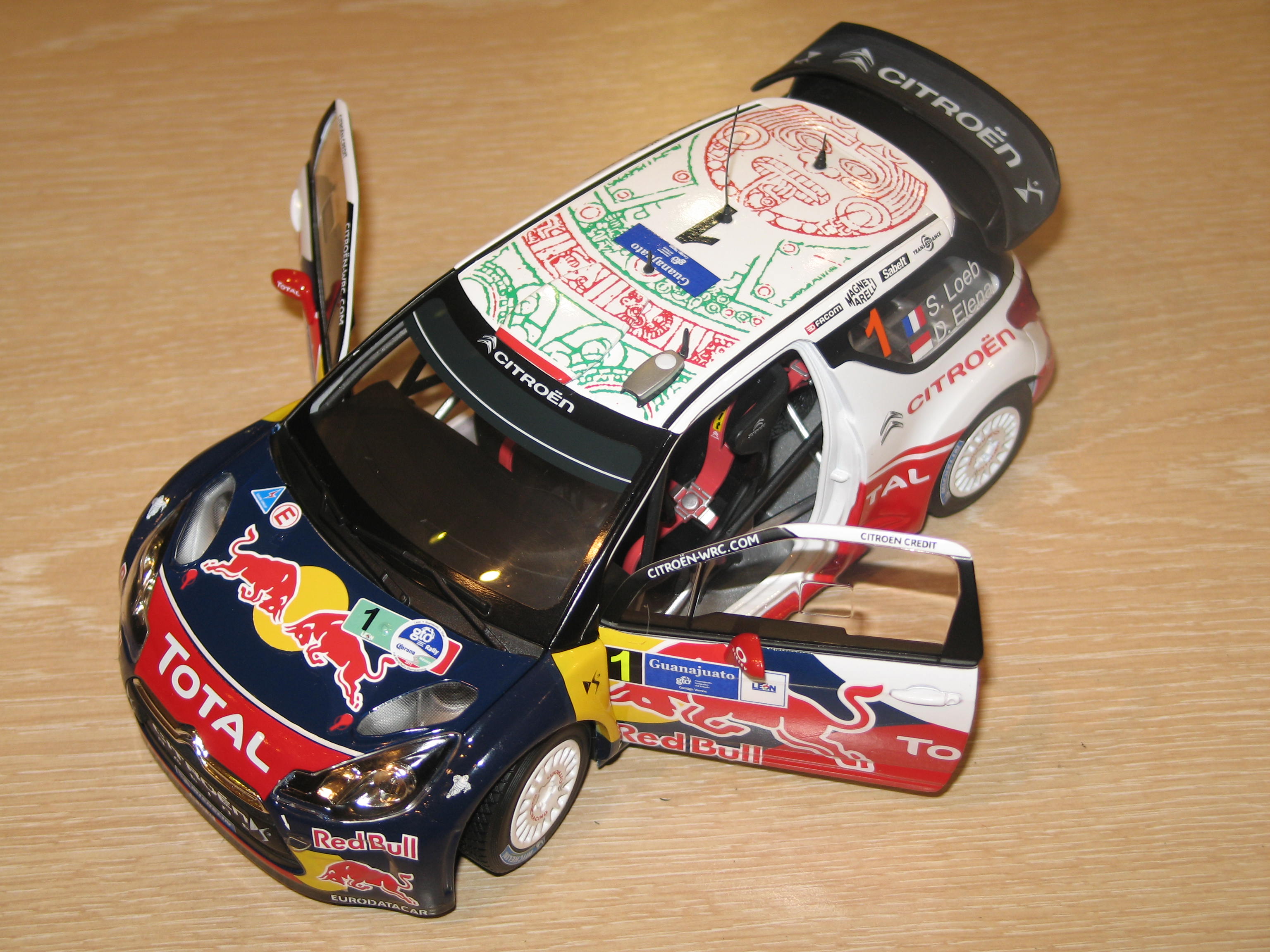 CITROEN DS3 WRC RALLYE DU MEXIQUE 2011 NOREV 1/18°