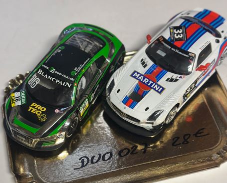 DUO Carrera Audi et Mercedes 1/24