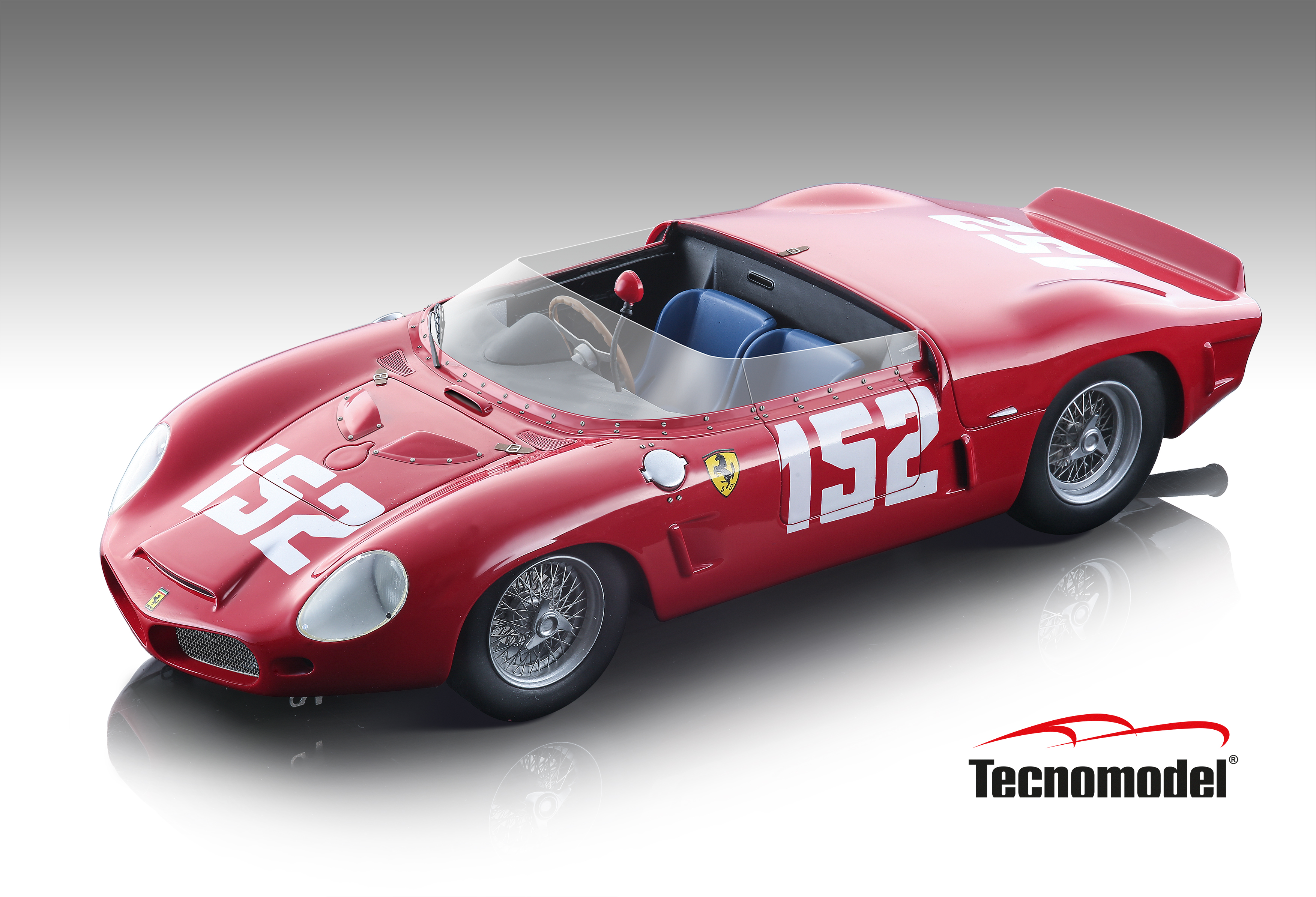 FERRARI DINO 246 SP 152 1ER RALLYE TARGA FLORIO 1962 TECNOMODEL 1/18°