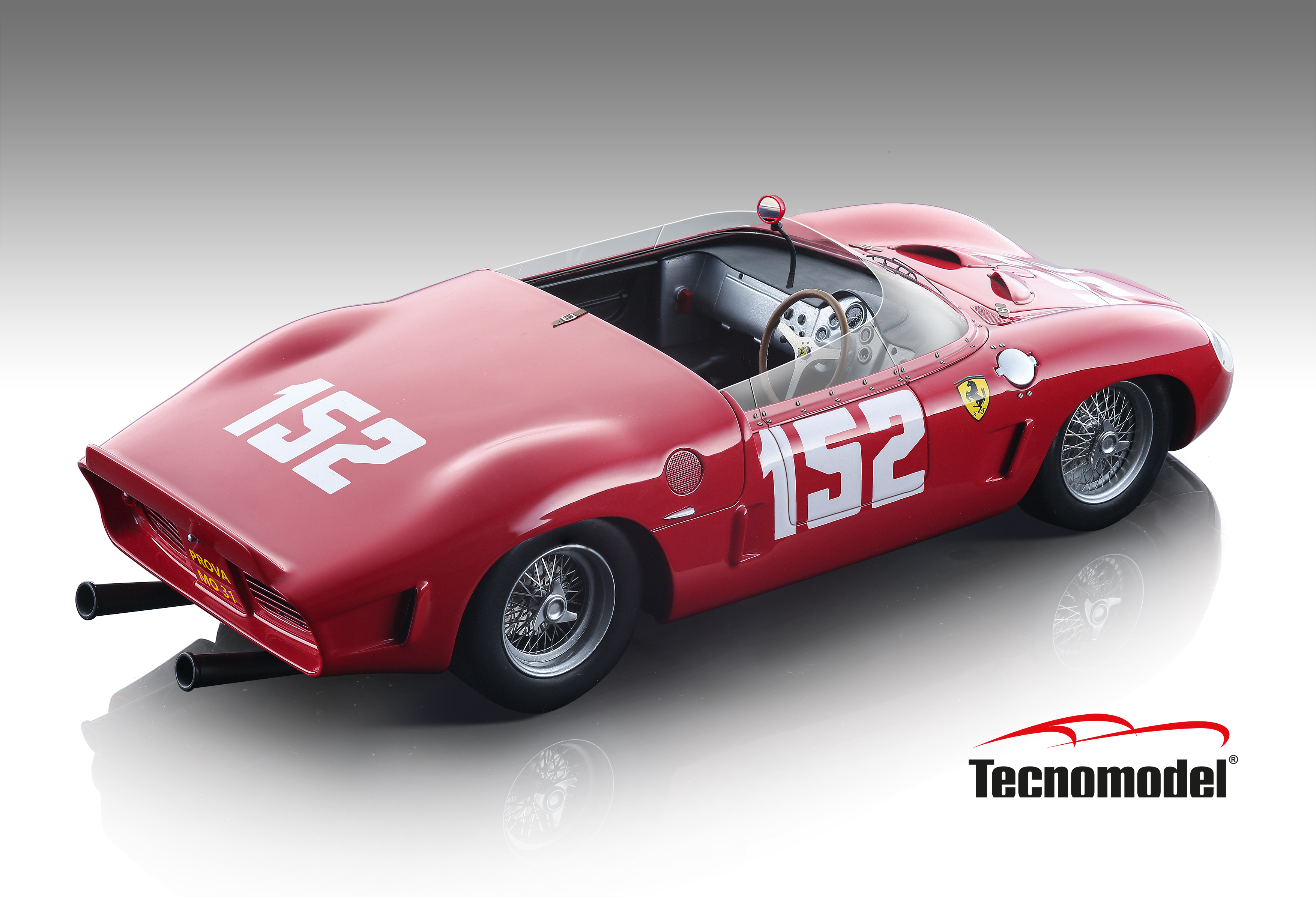 FERRARI DINO 246 SP 152 1ER RALLYE TARGA FLORIO 1962 TECNOMODEL 1/18°