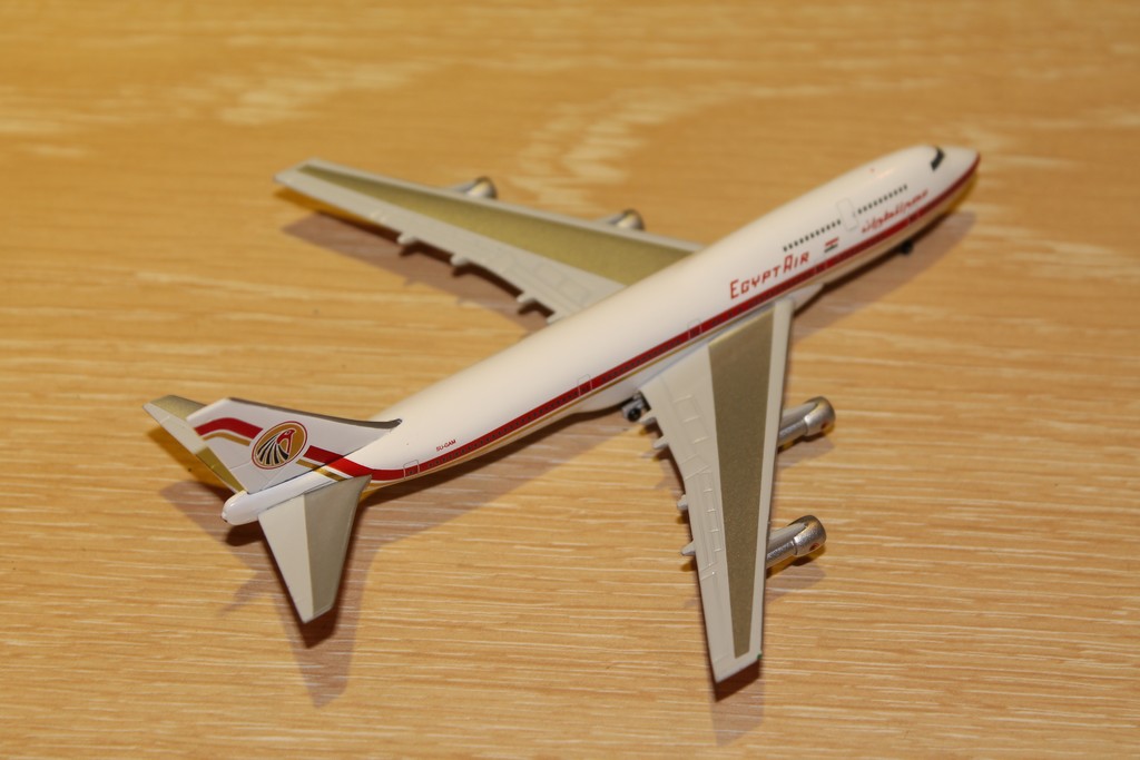 BOEING 747-300M EGYPTAIR HERPA 1/500°