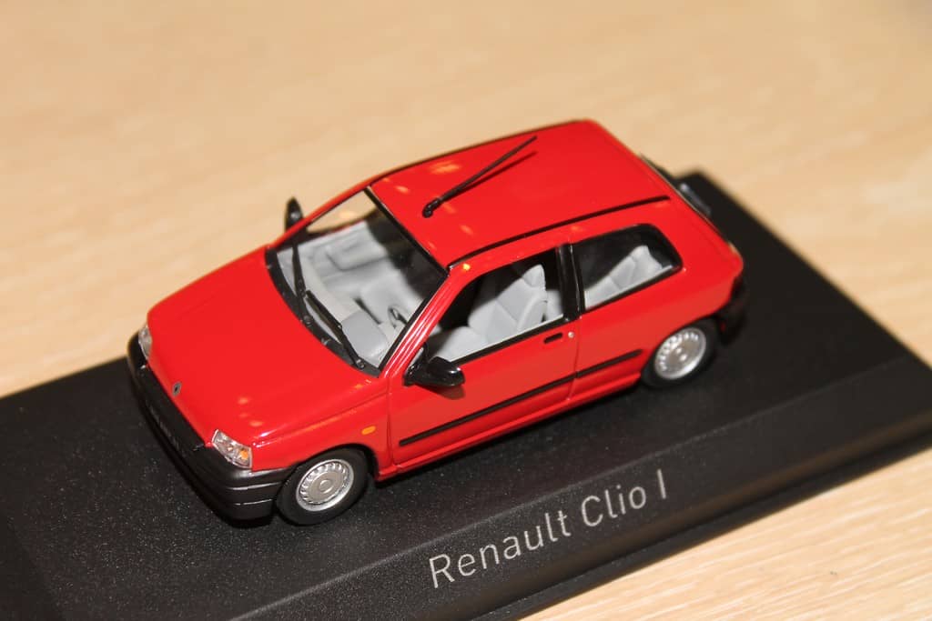Miniature Renault Clio 2024 Rouge 1:43 Norev - Modèle Diecast