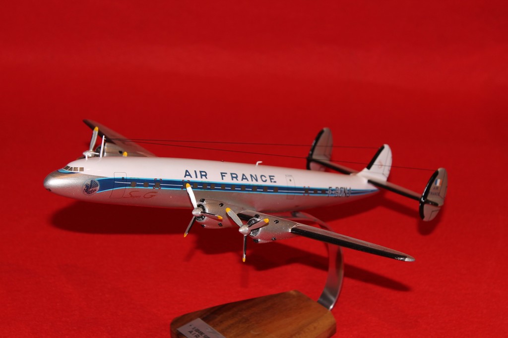 Air France Lockheed L-1049C Super Constellation F-BGNJ - maquette modèle  réduit de grande taille, décoration peinte main - AERO