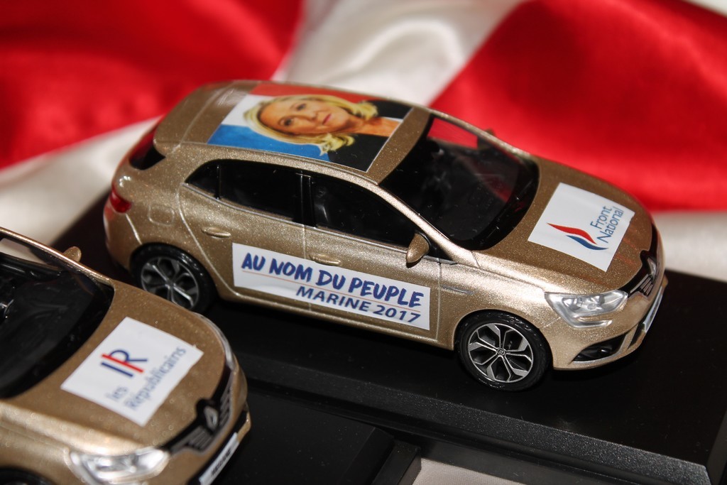 RENAULT MEGANE IV LEPEN 2017 MINIATURES-LYON 1/43°