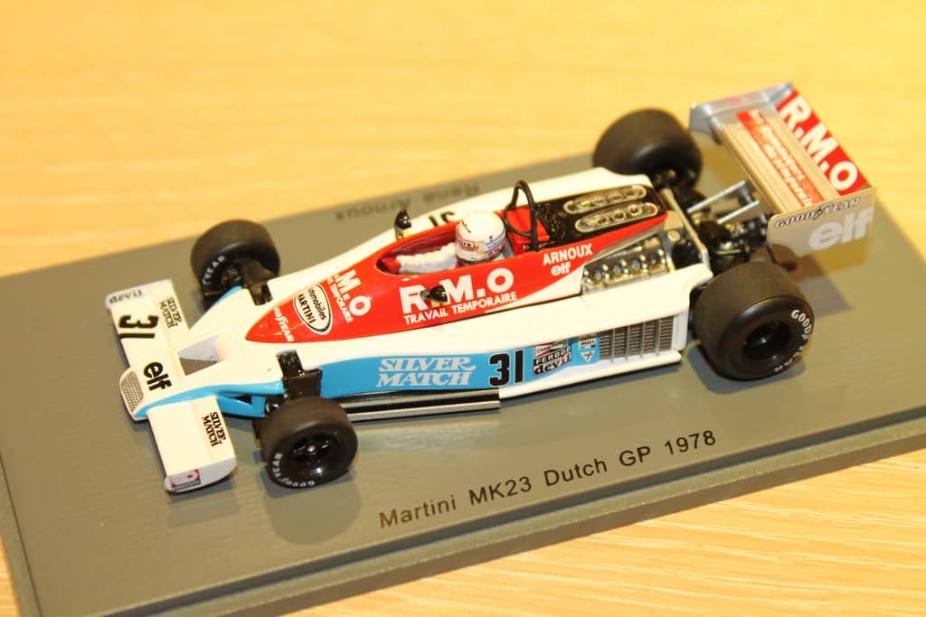Miniature Spark 1/43 Porsche 787 N°7, GP Pays-Bas 1961, Dan Gurney, Résine