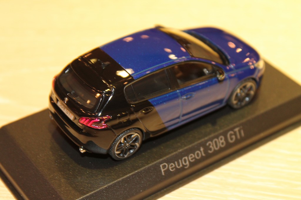 PEUGEOT 308 GTI 2017 BLEU/NOIR NOREV 1/43°