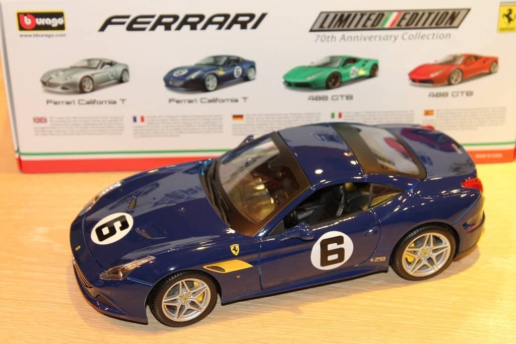 FERRARI CALIFORNIA T "SUNOCO" BURAGO 1/18°