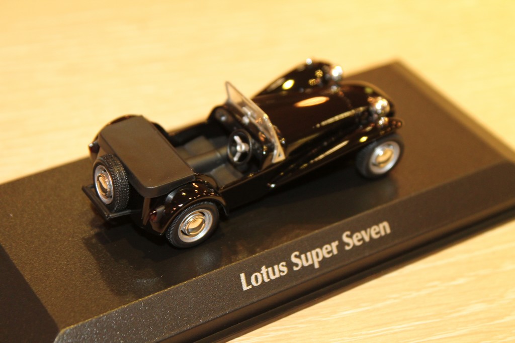 LOTUS SUPER SEVEN 1968 NOIR MAXICHAMPS 1/43°