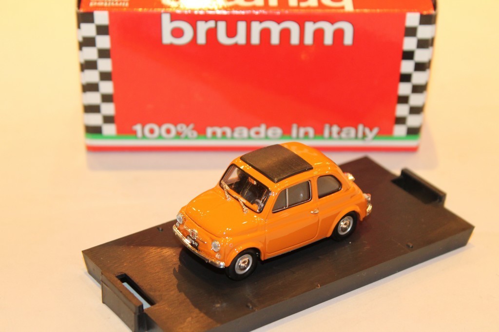 FIAT 500F 1971 ORANGE BRUMM 1/43°