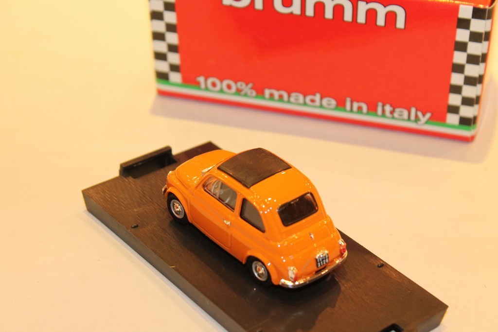 FIAT 500F 1971 ORANGE BRUMM 1/43°