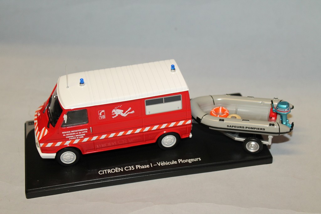 CITROËN C35 Fourgon garagiste agent Citroën PU12 voiture 1/43 Eligor 