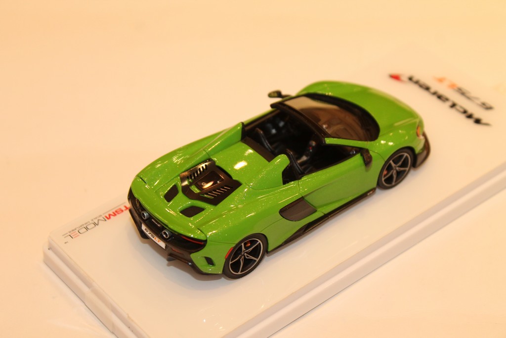 MCLAREN 675LT SPIDER 2016 VERTE TSM 1/43°