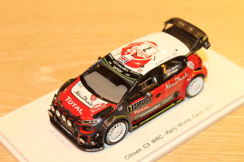 CITROEN C3 WRC MEEKE MONTE CARLO 2017 SPARK 1/43°