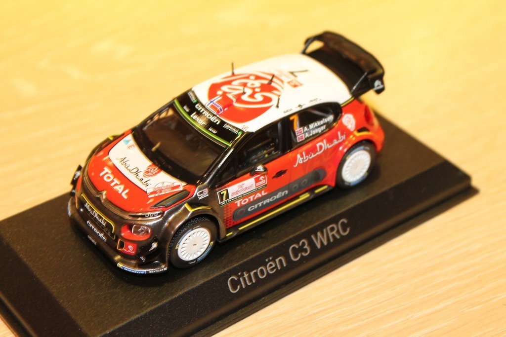 CITROEN C3 WRC MIKKELSEN POLOGNE 2017 NOREV 1/43°