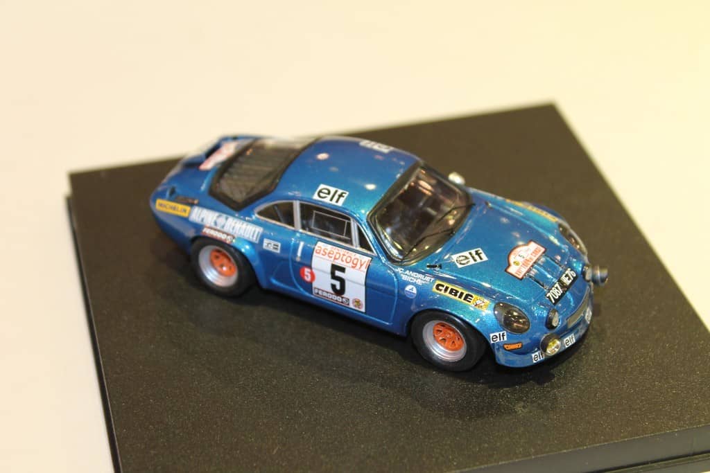 RENAULT ALPINE A110 RALLYE 24H DE CHAMONIX 1976 BELTOISE Trofeu Cof09 143