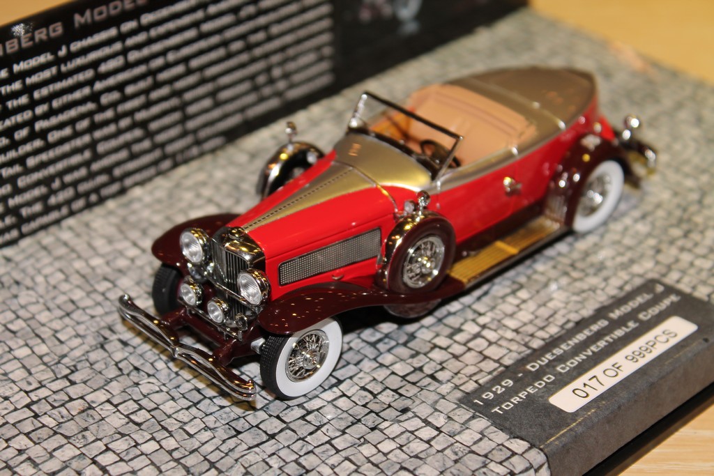 DUESENBERG MODEL J TORPEDO 1929 MINICHAMPS 1/43°