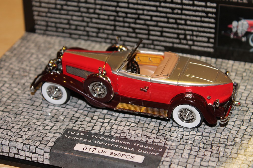 DUESENBERG MODEL J TORPEDO 1929 MINICHAMPS 1/43°