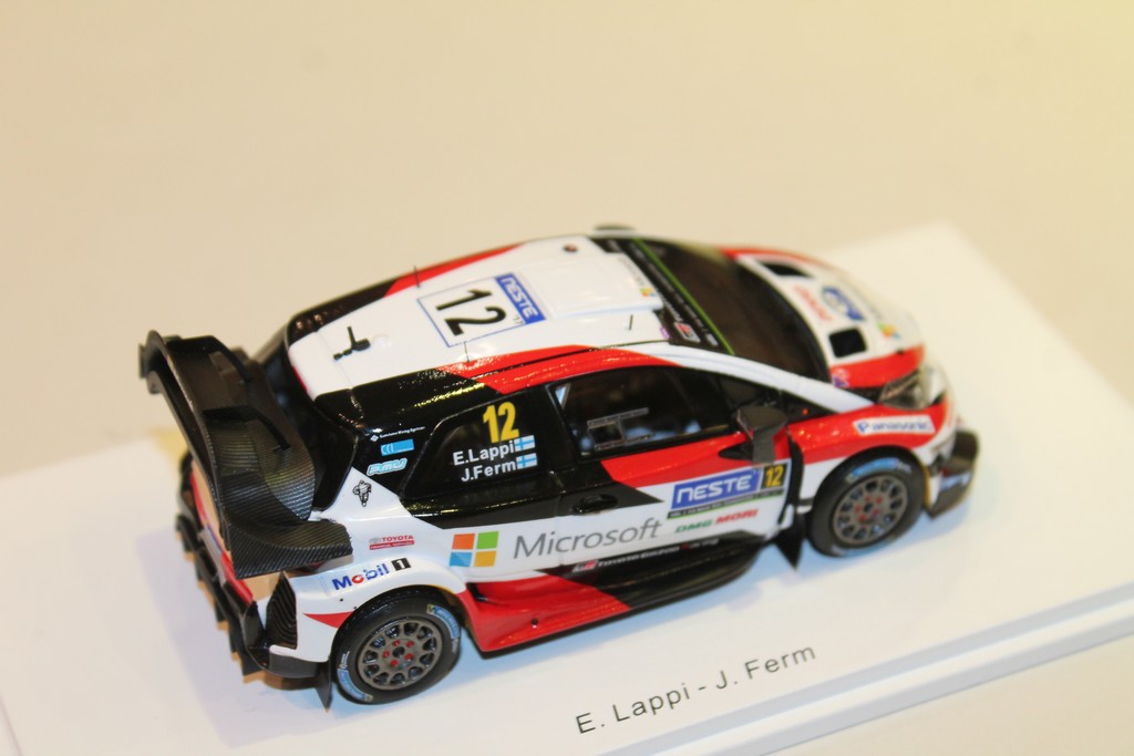 TOYOTA YARIS WRC N°12 RALLY FINLANDE 2017 SPARK 1/43°