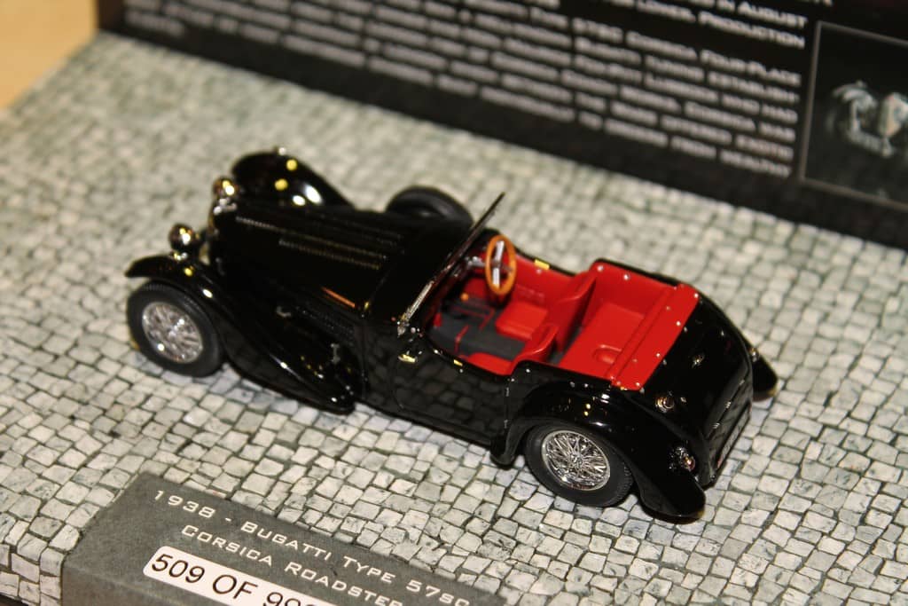 1/43 BUGATTI 4 ROUES RAYONS TYPE 57S45/ 59 VROOM FOR