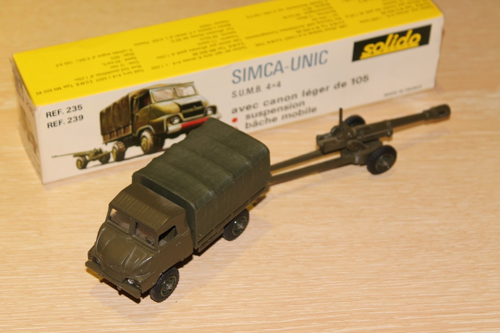 SIMCA UNIC SUMB + CANON 105 SOLIDO 1/43