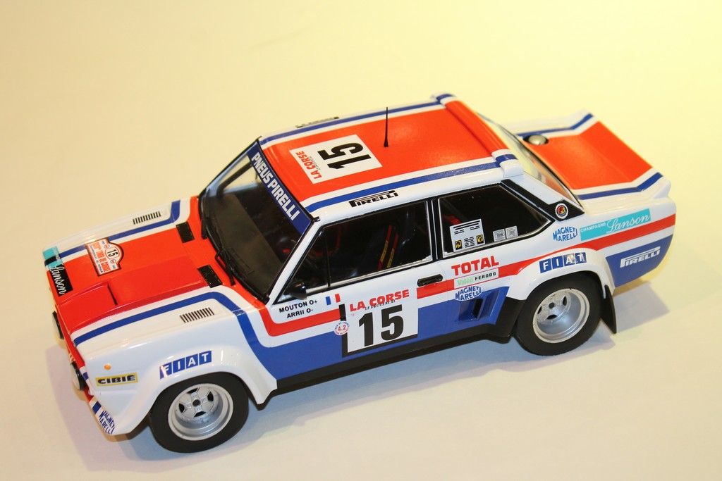 FIAT 131 ABARTH TOUR DE CORSE 1980 SOLIDO 1/18°²