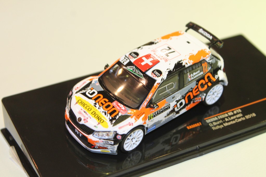 SKODA FABIA R5 MC 2018 N°72 IXO 1/43°