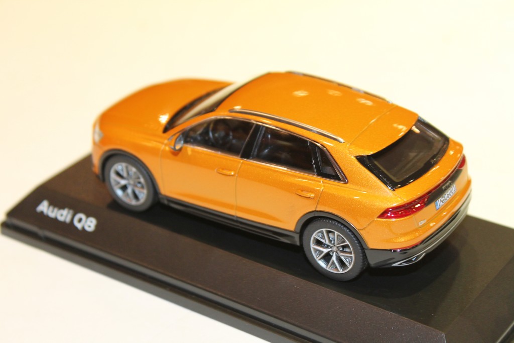 AUDI Q8  2018 ORANGE NOREV 1/43°