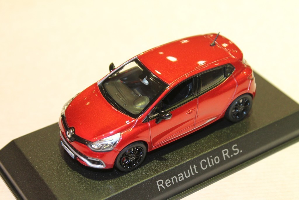 RENAULT CLIO RS 2013 ROUGE METAL NOREV 1/43°A
