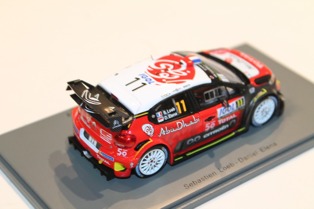 CITROEN C3 WRC LOEB TDC 2018 SPARK 1/43°