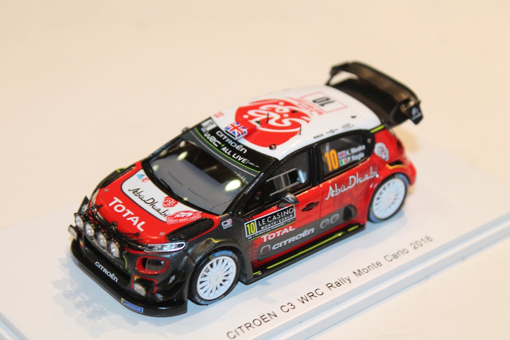 CITROEN C3 WRC MEEKE MC2018 SPARK 1/43°