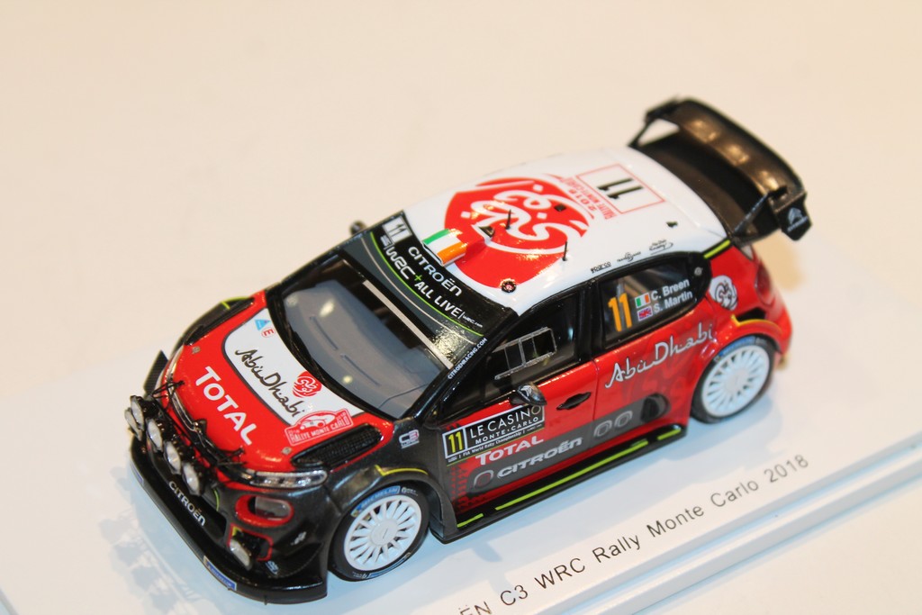 CITROEN C3 WRC BREEN MC2018 SPARK 1/43°