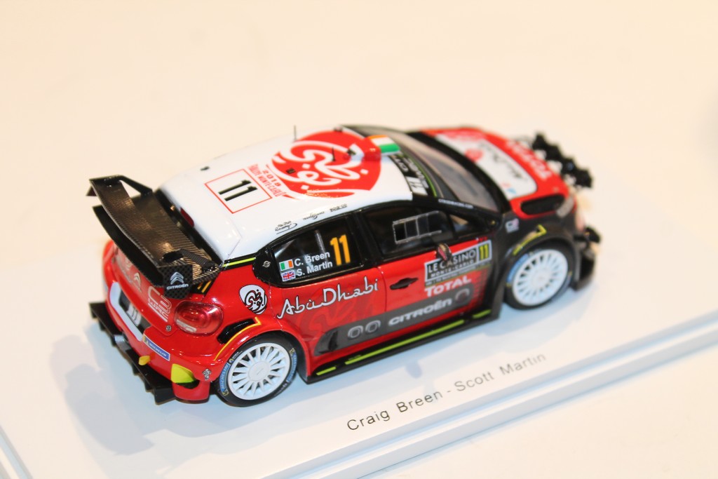 CITROEN C3 WRC BREEN MC2018 SPARK 1/43°