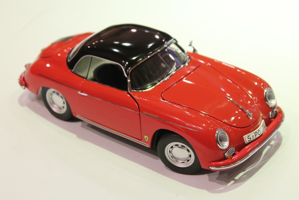 PORSCHE 356 A SPEEDSTER 1956 ROUGE SCHUCO 1/18°