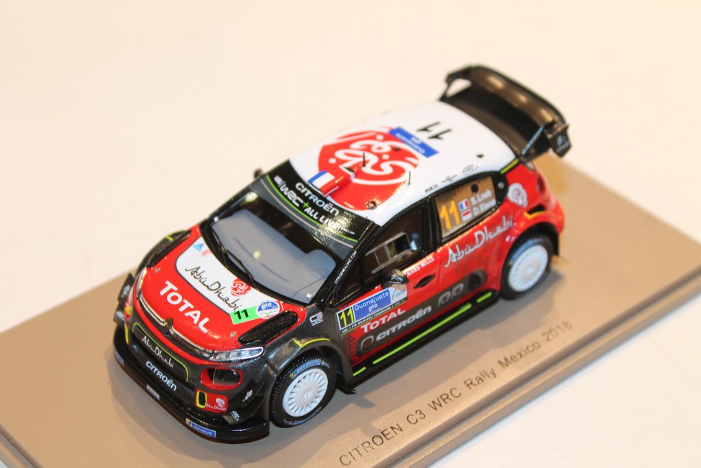 CITROEN C3 WRC MEXIQUE 2018 LOEB SPARK 1/43°