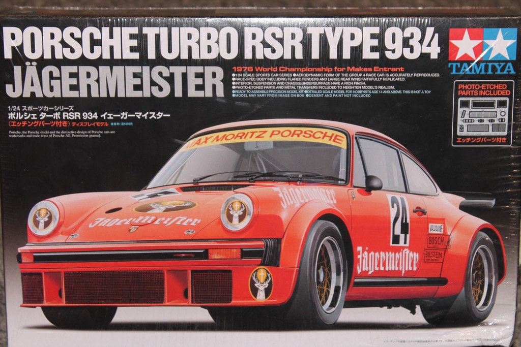 PORSCHE TURBO RSR TYPE 934 1976 TAMIYA 1/24°