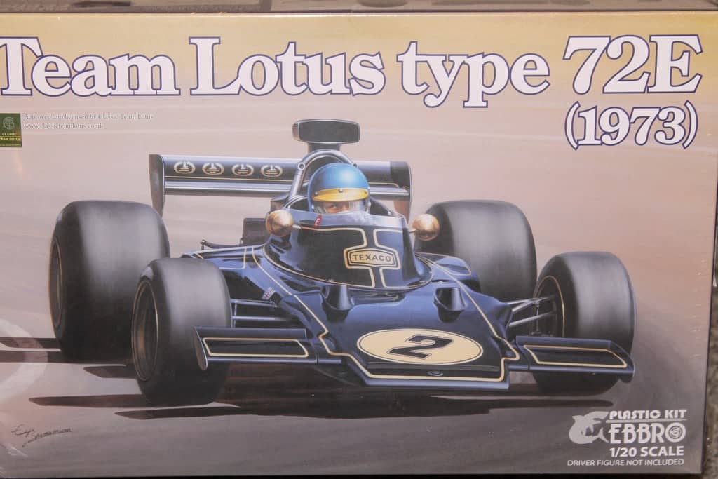 絶版 エブロ 1/20 ロブ・ウォーカー・ロータス 72C・フォード Ebbro 1