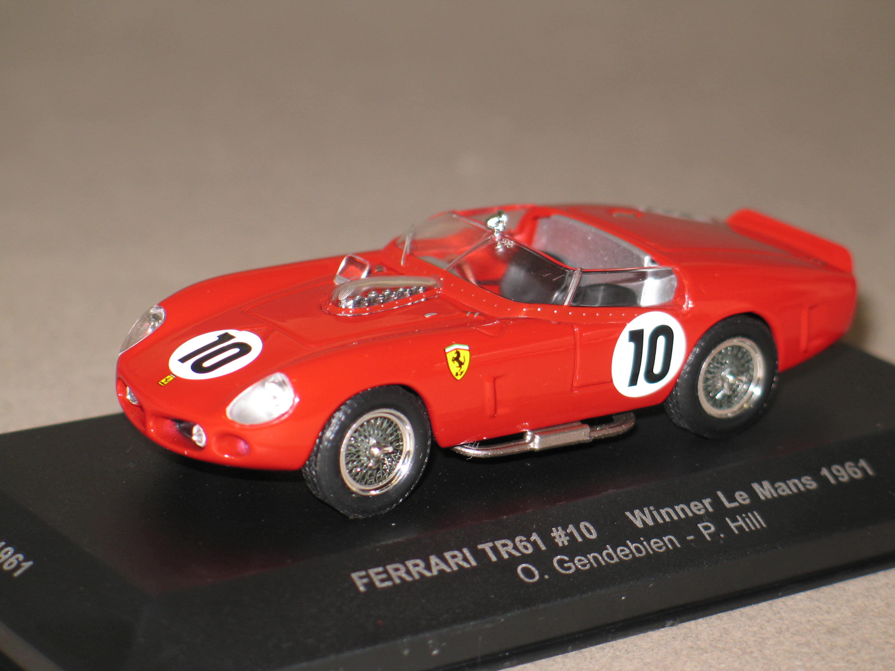 FERRARI TR61 WIN LM1961 IXO 1/43°
