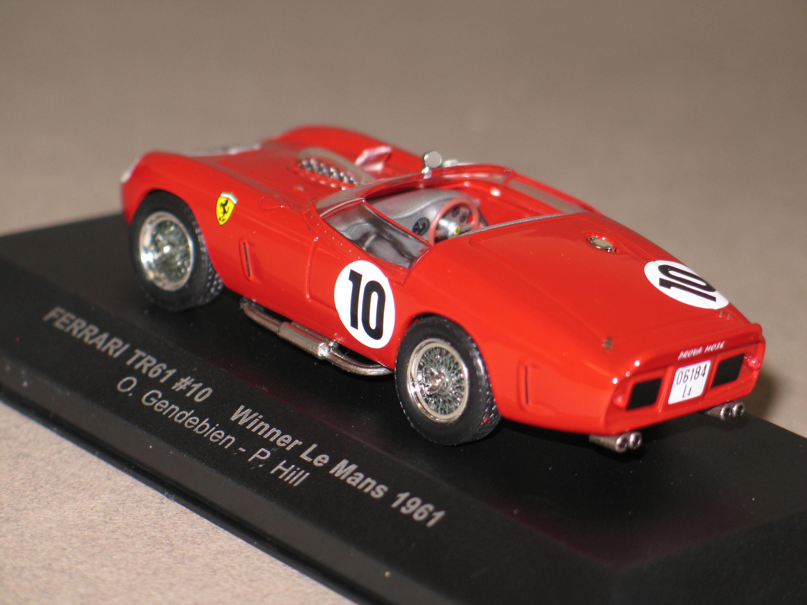 FERRARI TR61 WIN LM1961 IXO 1/43°