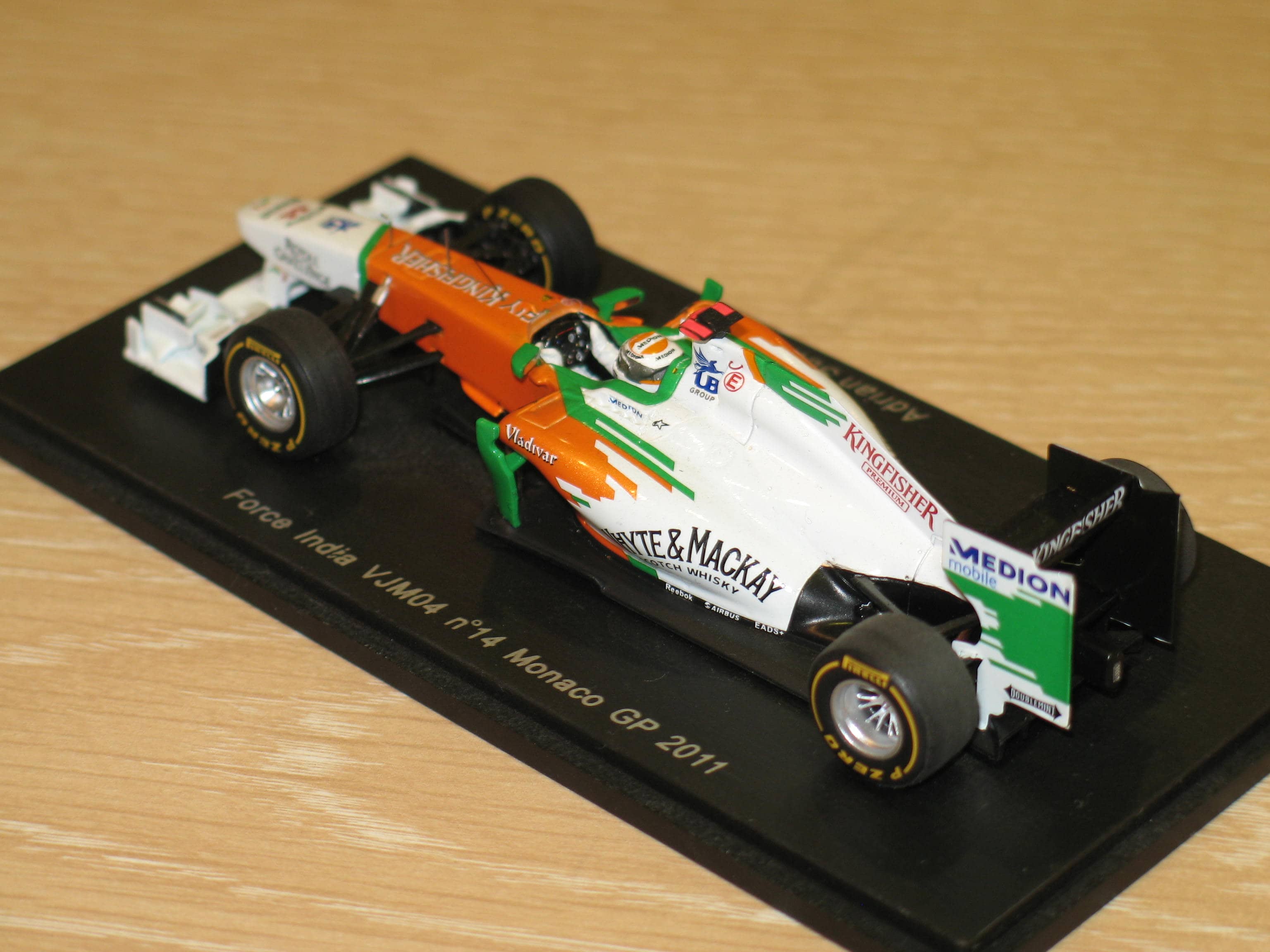 Spark Force India VJM04 N°15 Monaco 2011 Di Resta 1/43 - Neuve