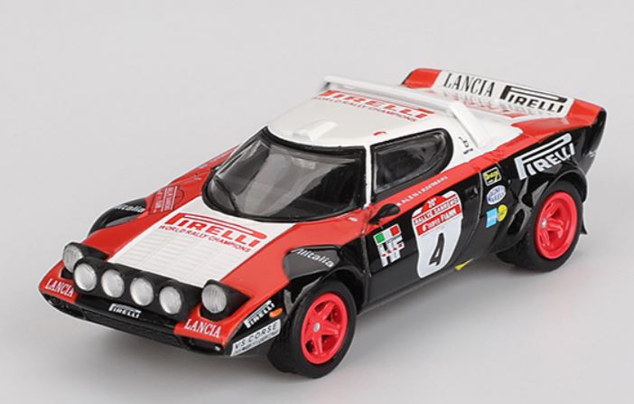 Lancia Stratos HF #4 1978 Rally Sanremo Winner Mini GT 1/64