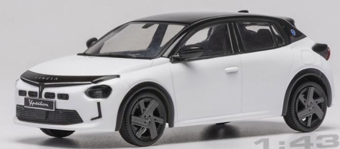 Lancia Ypsilon 2025 blanche IXO 1/43