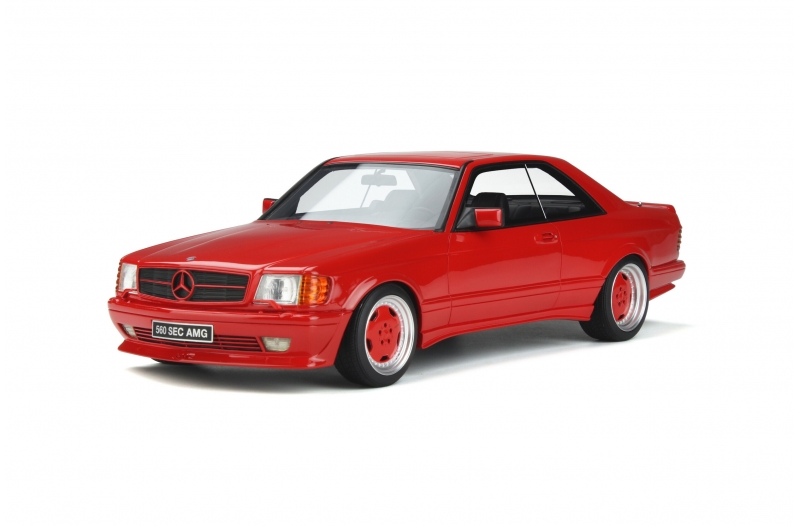 MERCEDES-BENZ W126 560 SECAMG RED OTTOMOBILE 1/18°