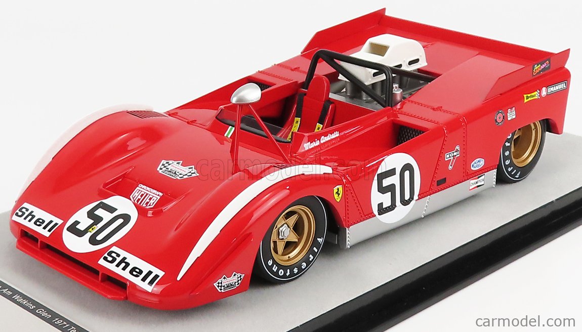 FERRARI 712 N°50 CAN AM SEFAC WATKINS GLEN 1971 TECNOMODEL 1/18°