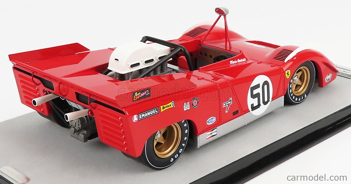 FERRARI 712 N°50 CAN AM SEFAC WATKINS GLEN 1971 TECNOMODEL 1/18°