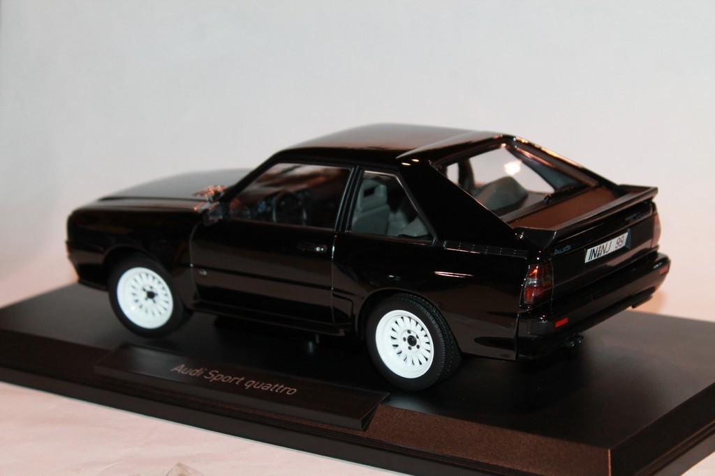 AUDI SPORT QUATTRO NOIR 1985 NOREV 1/18°