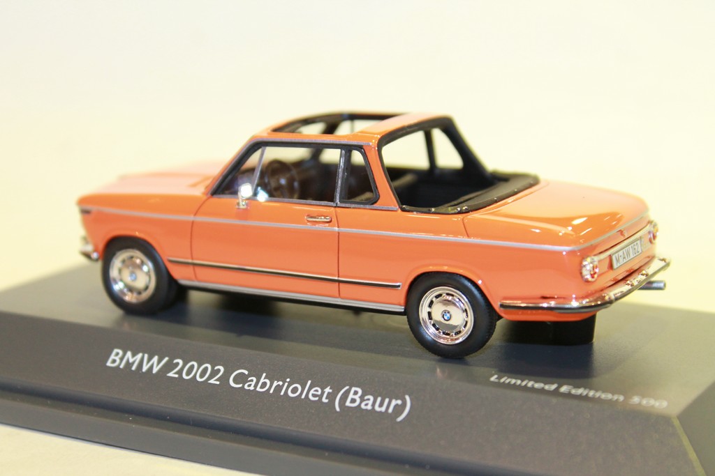 BMW 2002 CABRIOLET 2-2 (BAUR) ORANGE SCHUCO 2002