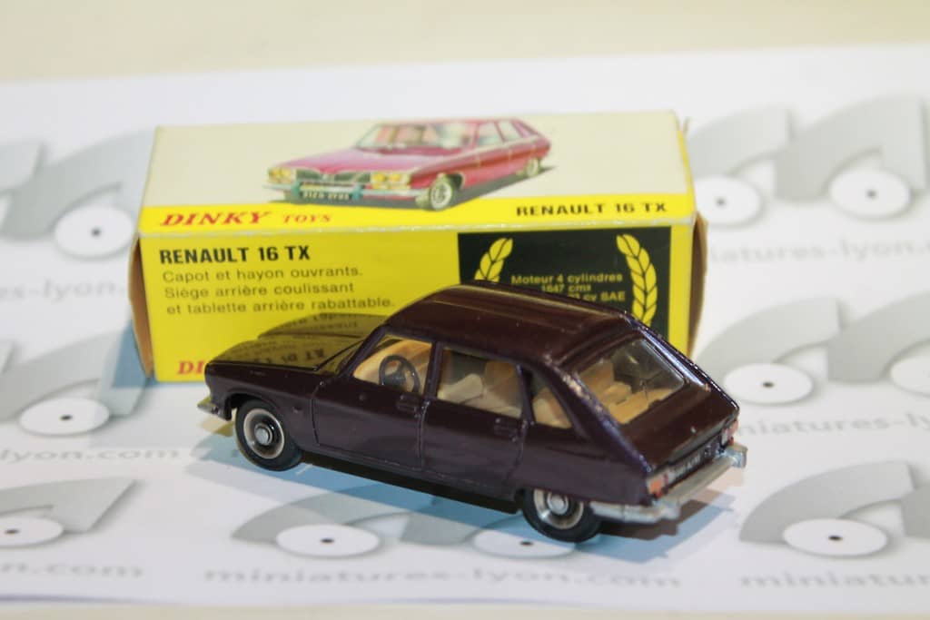 RENAULT R16 TX AUBERGINE DINKY TOYS 1/43°