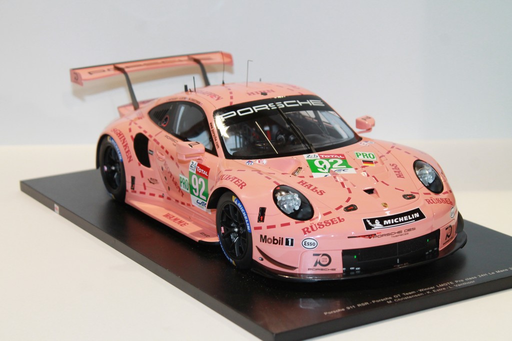 PORSCHE 911 WIN LM GTE PRO 2018 SPARK 1/12°