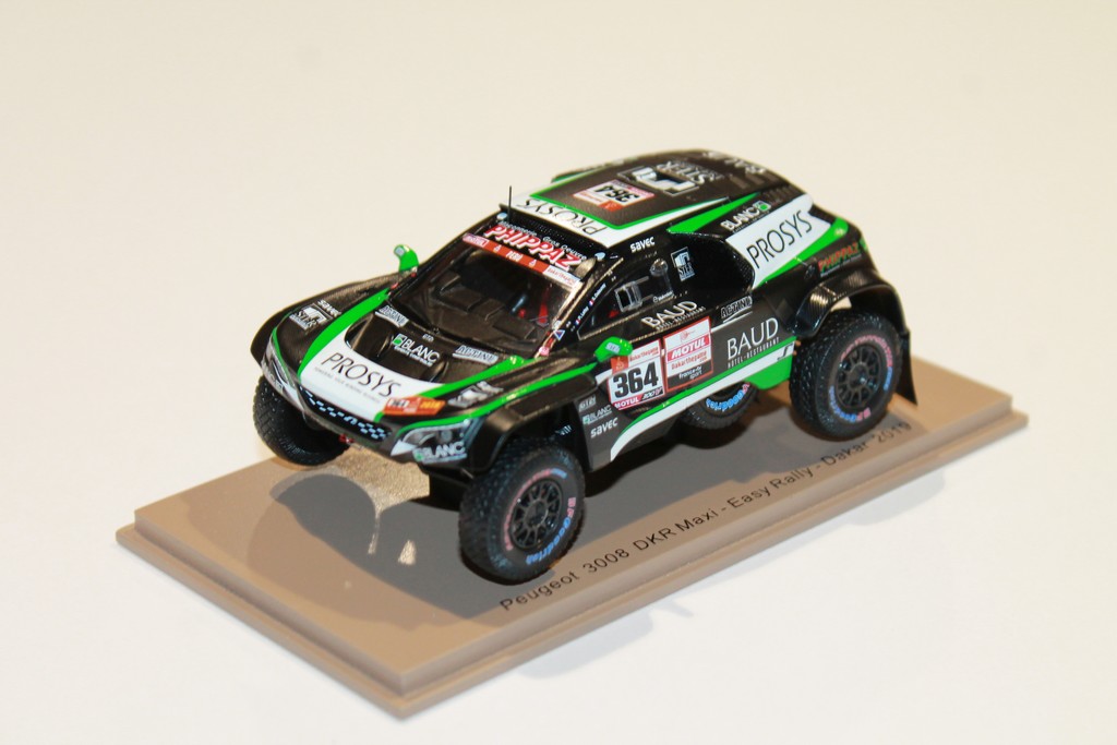 PEUGEOT 3008 DKR MAXI-EASY DAKAR 2019 SPARK 1/43°