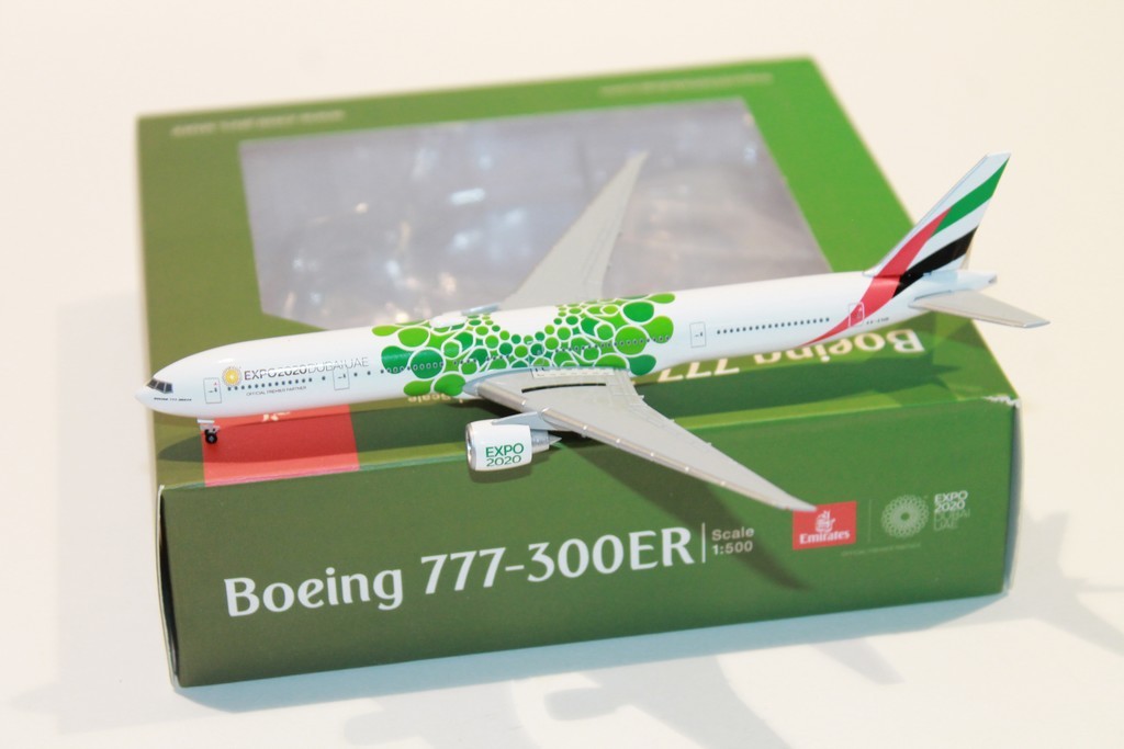 BOEING 777-300ER "EXPO DUBAI 2020" HERPA 1/500°